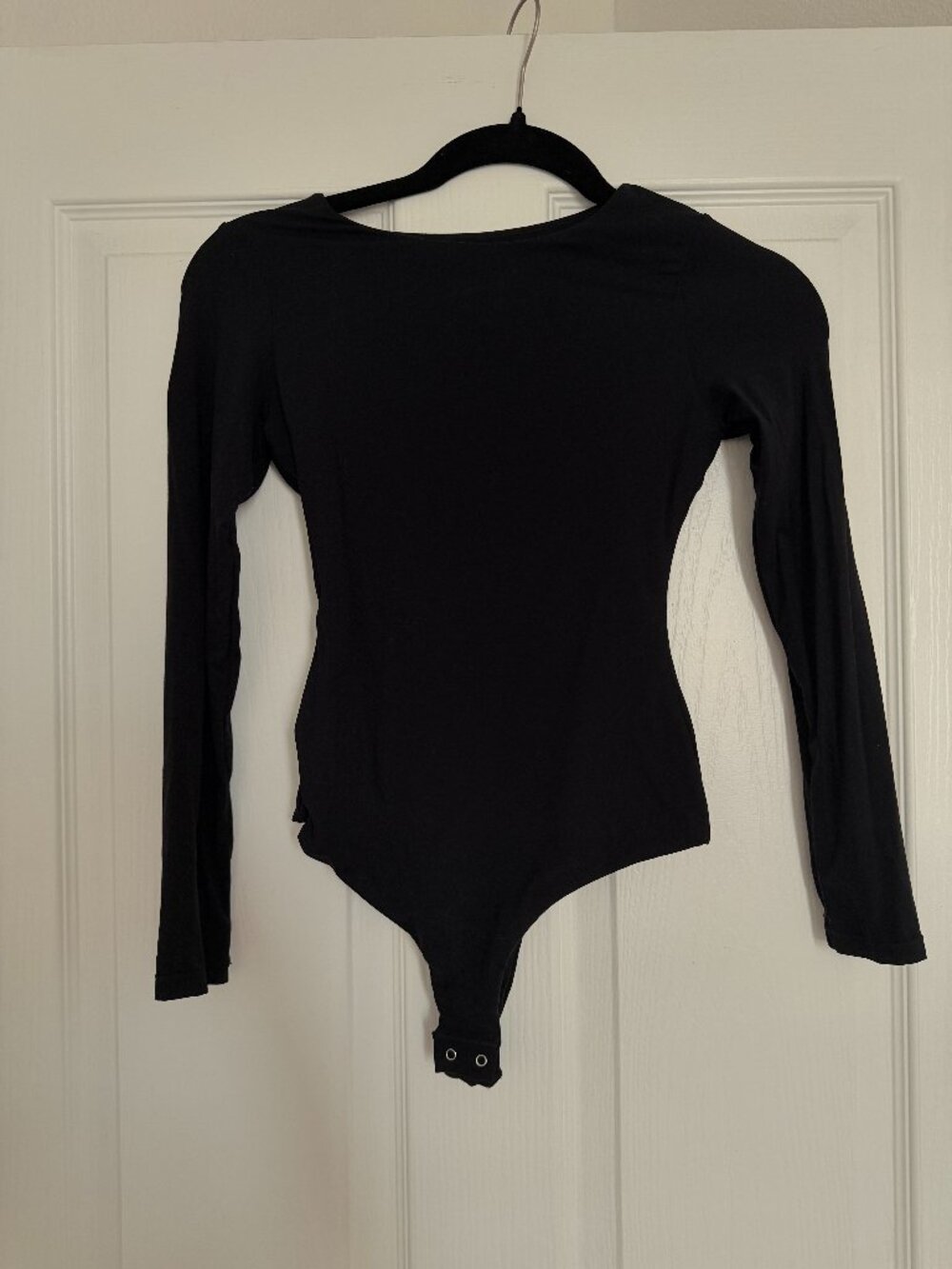 IUGA ComfyShape Long Sleeve Bodysuit in Black